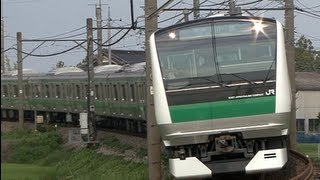 (HD) ピカピカ電車！ E233系7000番台 埼京線・川越線の新型通勤電車 (New commuter train)