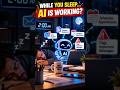 While You Sleep… AI Is Running the Night Shift 🤖🌙 #shorts #insai #awakeai #artificialbrain