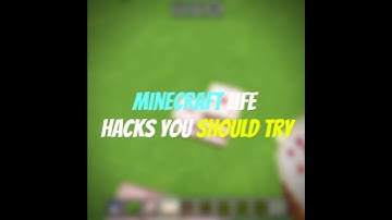 MINECRAFT LIFE HACKS YOU SHOULD TRY #viralvideo #viral #trending #shorts #ytshorts