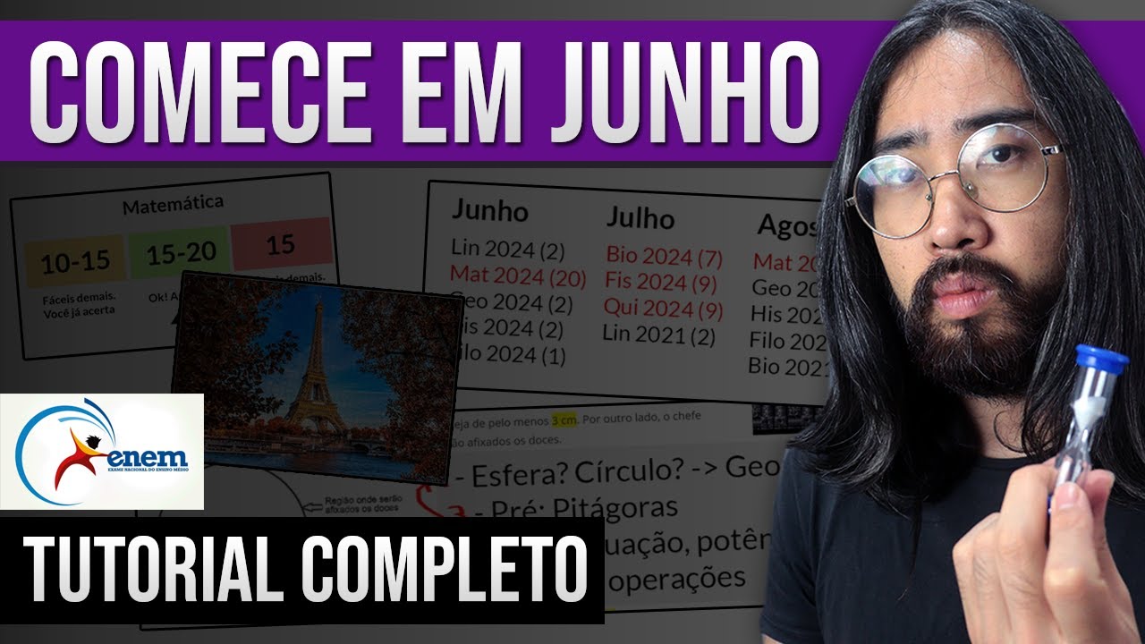 Como Passar no ENEM em 5 Meses (Junho+)