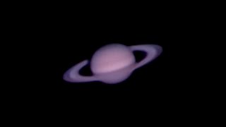 Night Sky Images #11 - Saturn through a 10 inch (254 mm) Orion SkyQuest xt10i dobsonian telescope