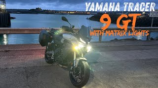2025 Yamaha Tracer 9 GT, with the new Matrix headlight system. 1st ride review.