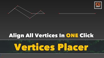 How to align vertices with Vertices Placer in 3ds max 2021 | Soul Burn | Tutorials | CG Deep