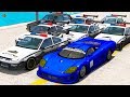 Beamng drive - Police Chases vs Sports Cars crashes #8