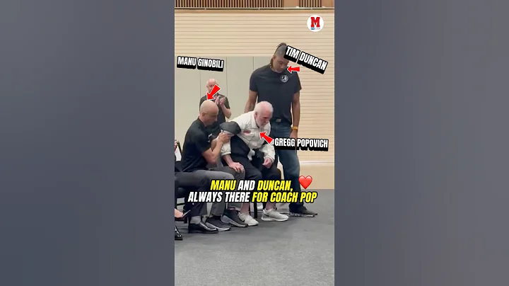 Manu Ginobili and Tim Duncan, always there for Coach Pop — just like family 🥹❤️ #popovich #NBA