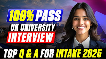 Credibility Interview In UK University | Top Q & A for Intake 2025 | 100% Interview Pass 🎓