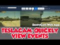 TeslaCam Viewer: Quickly Jump To Event | SentryCam Web App