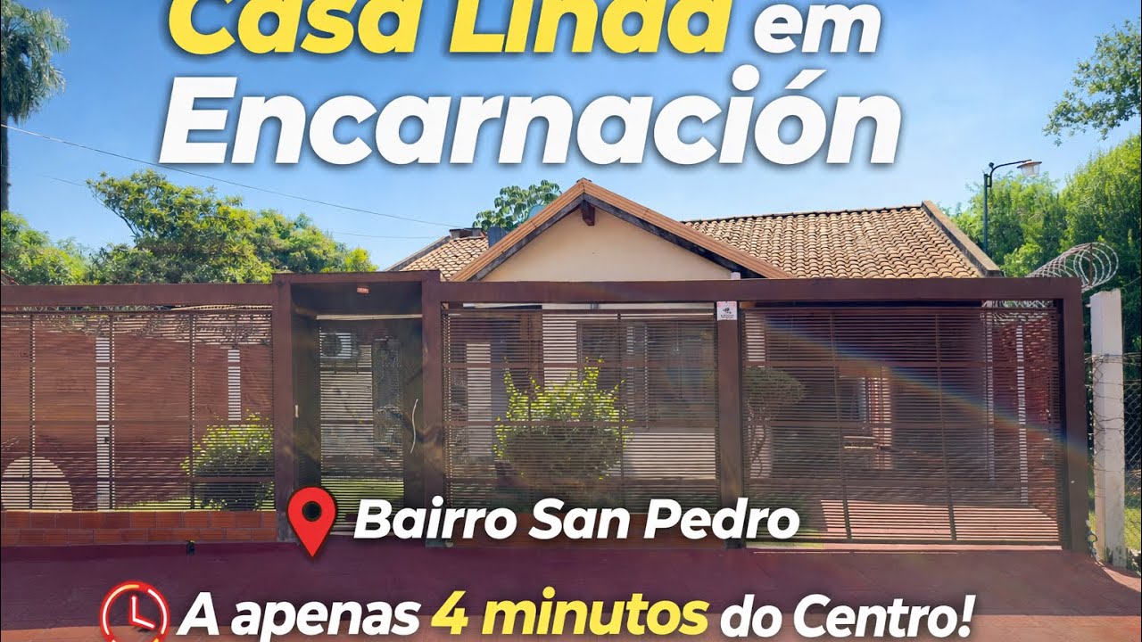 Encarnación em Crescimento 📈 Veja Essa Casa Antes Que Venda! A 4 minutos do shopping de Encarnación
