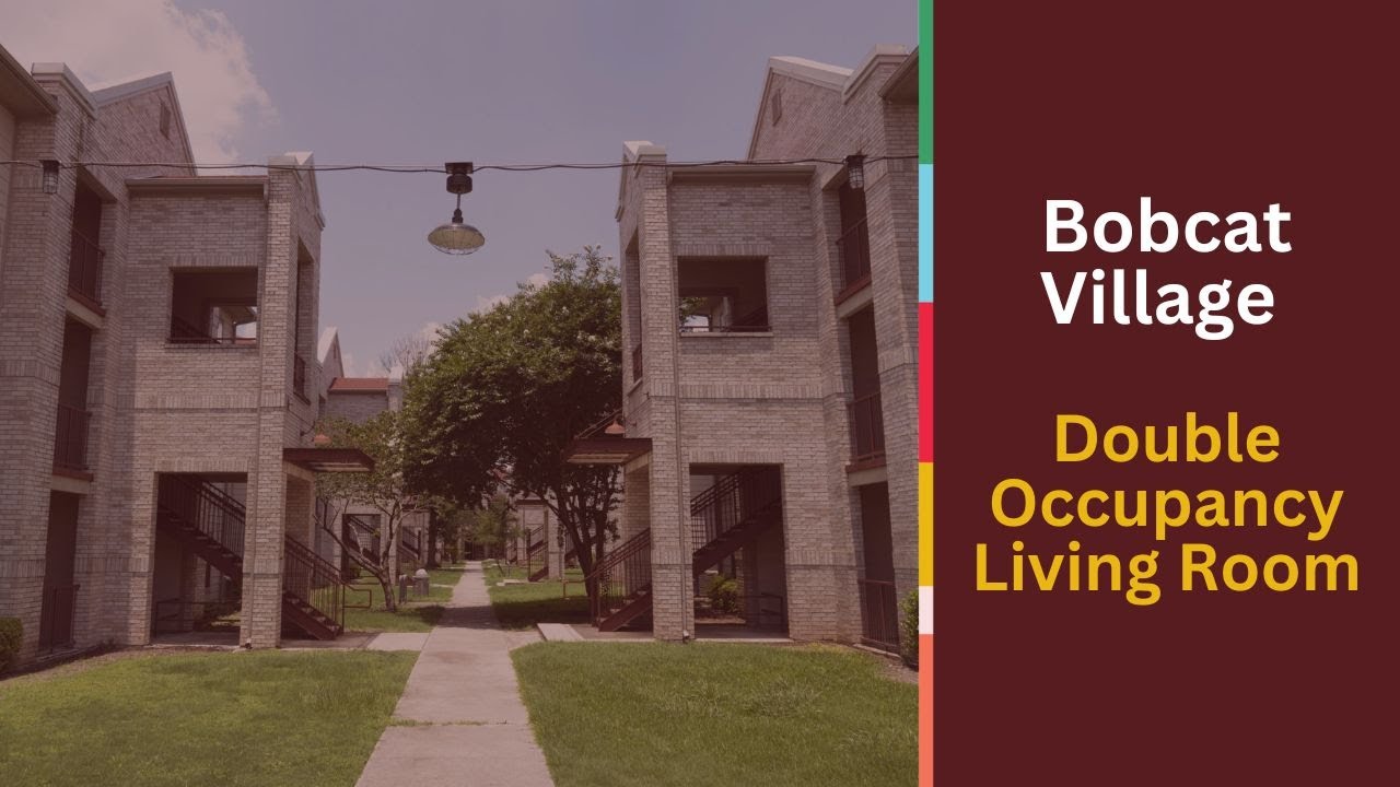 Bobcat Village Apartment Double Living Room YouTube