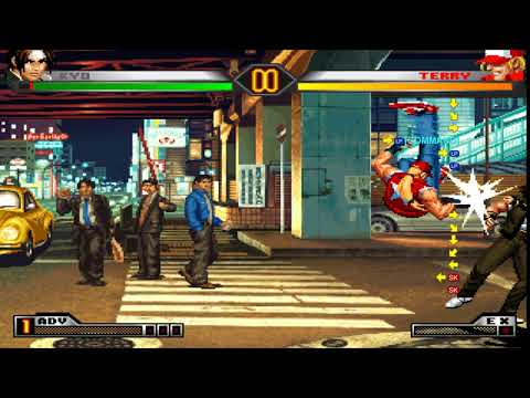 KOF 98 UM FE: EX Terry quick max qcb+K  cancel into super