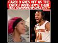 CARDI B CAN'T CONTAIN HERSELF AS NEW YORK KNICKS ARE CROWNED 2026 NBA CHAMPIONS!