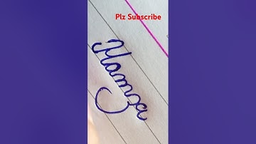 Guys comment your Name by Improve with me plz subscribe #cursive #video #shorts
