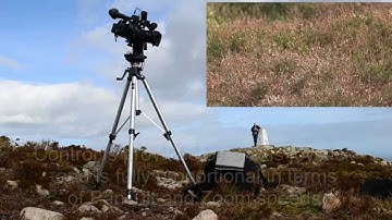 PTZ wireless control of professional camcorder