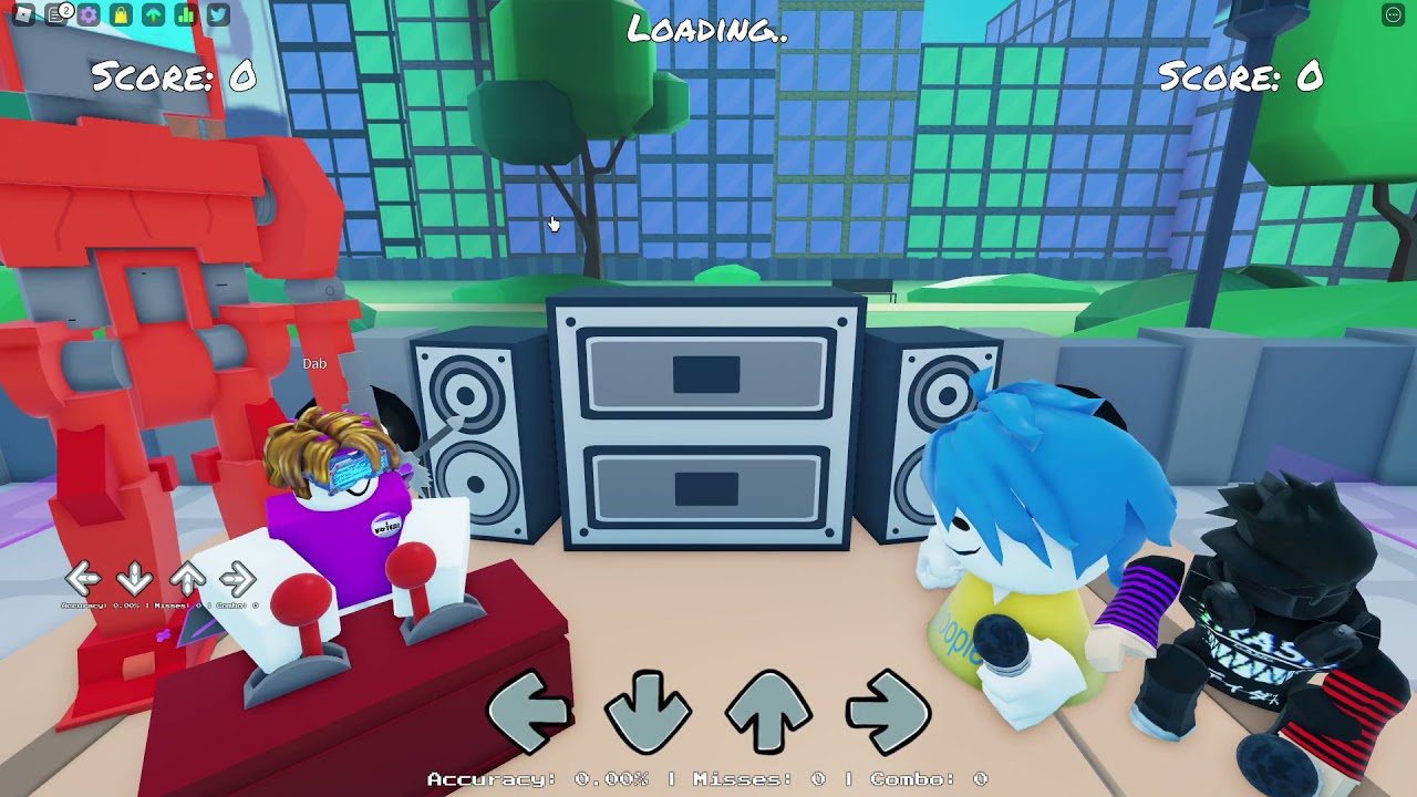 1v1 with my friend rematch!!-Roblox Funkin Friday