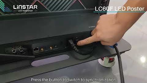 LC60F LED Poster Cascade Setup | Easy Sync & Async Display Switching