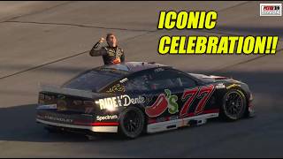 Carson Hocevar Talks Talladega Burnout Celebration: "I Wanted to See the Fans"
