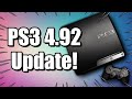 Sony Rolls Out New 4.92 Update For PS3! 19 Years Later! Mp3 Song