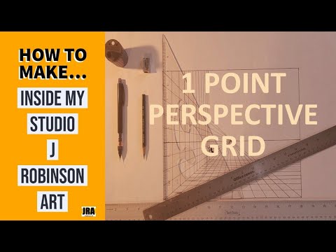 How To Draw A 1 Point Perspective Grid