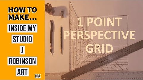 How To Draw A 1 Point Perspective Grid