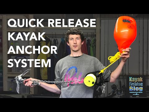 Quick Release Kayak Anchor System for Fishing Kayaks