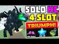 4 Slot SOLO Hardcore Triumph + Full Guide | TDS Tower Defense Simulator