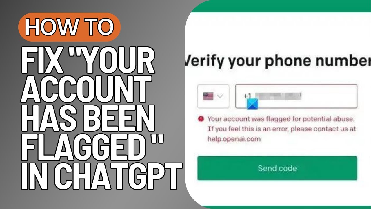 🔐 How To Fix "Your Account Has Been Flagged For Potential Abuse" in ChatGPT 🔐 YouTube