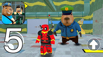 Parkour Challenge Runner - Deadpool Escape Prison - Gameplay Walkthrough Part 5 (Android, iOS)