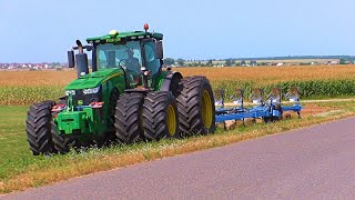 Plowing With the New John Deere 8370R, With lemken diamant 11