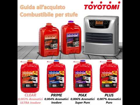 Toyotomi, classifica dei  migliori combustibili inodore per stufe