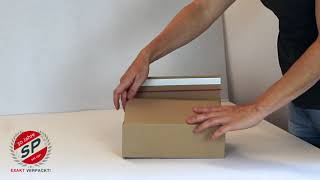 Versandverpackung mit Klappboden 0701