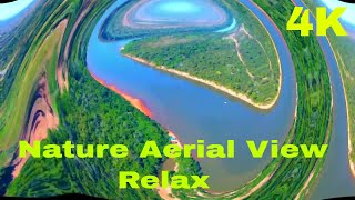 Flying over Nature|with Beautiful Soft Music|for Relaxation|3Minutes Aerial View| screenshot 4