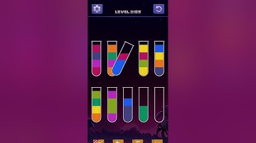 Sort Water Color Puzzle Level 3161 to 3170