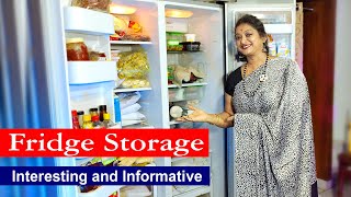 What's in my Fridge | ఫ్రిజ్  ని వాడటం ఒక కళ | Fridge Tour | Kitchen Tour Extension | Food Express