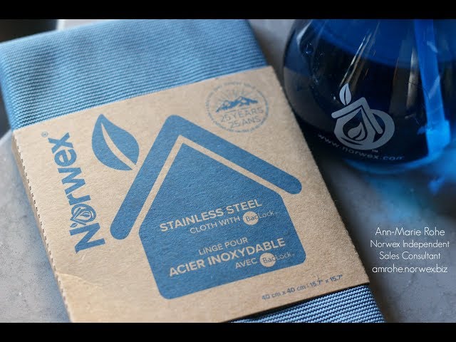 Norwex Stainless Steel Cloth - How to clean stainless steel 