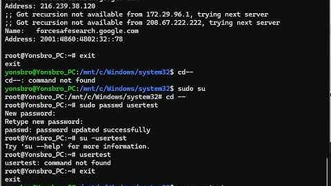 Administrasi Server - 9  Ganti Password Usertest