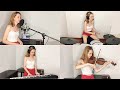 A sky full of stars  coldplay cover vocals violin piano  drums  shona