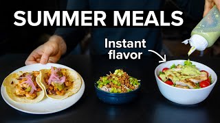 Three Healthy Weeknight Meals Im Demolishing This Summer.