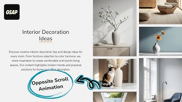 Two-Column Opposite Vertical Scroll Effect | GSAP ScrollTrigger & ScrollSmoother #gsap