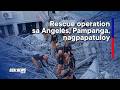 Mga rescuer sa gumuhong gusali sa Angeles City, umaasa na may buhay pang marerekober | DZXL News