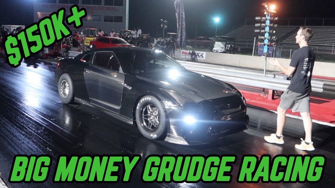 Big Money Grudge Racing @ Popeye's Street Car Cold War - YouTube