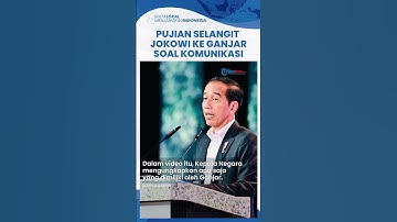 Jokowi Acungi Jempol Gaya Komunikasi Ganjar dengan Rakyat: Tidak Kaya Saya, Kadang Kurang Luwes