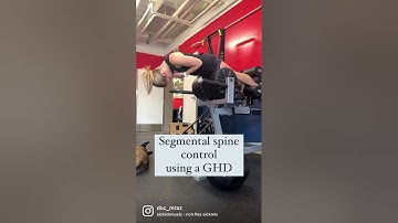 Segmental control of spine using a glute ham developer