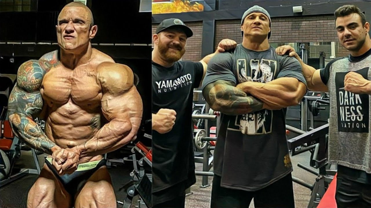 Watch Flex Lewis and Rafael Brandão Train Chest Together at the Dragon's  Lair Gym