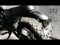 Racer RC250CK-A Triumph. Крепление номера. Новый фонарь.