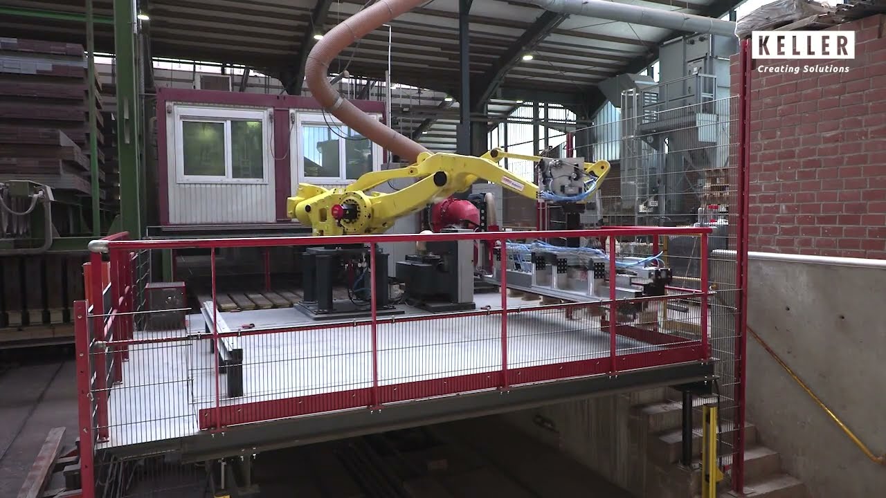 KELLER HCW - Ofenwagenreinigung / Kiln car cleaning