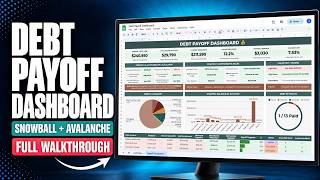 Debt Payoff Tracker Walkthrough Tutorial (Google Sheets Template)
