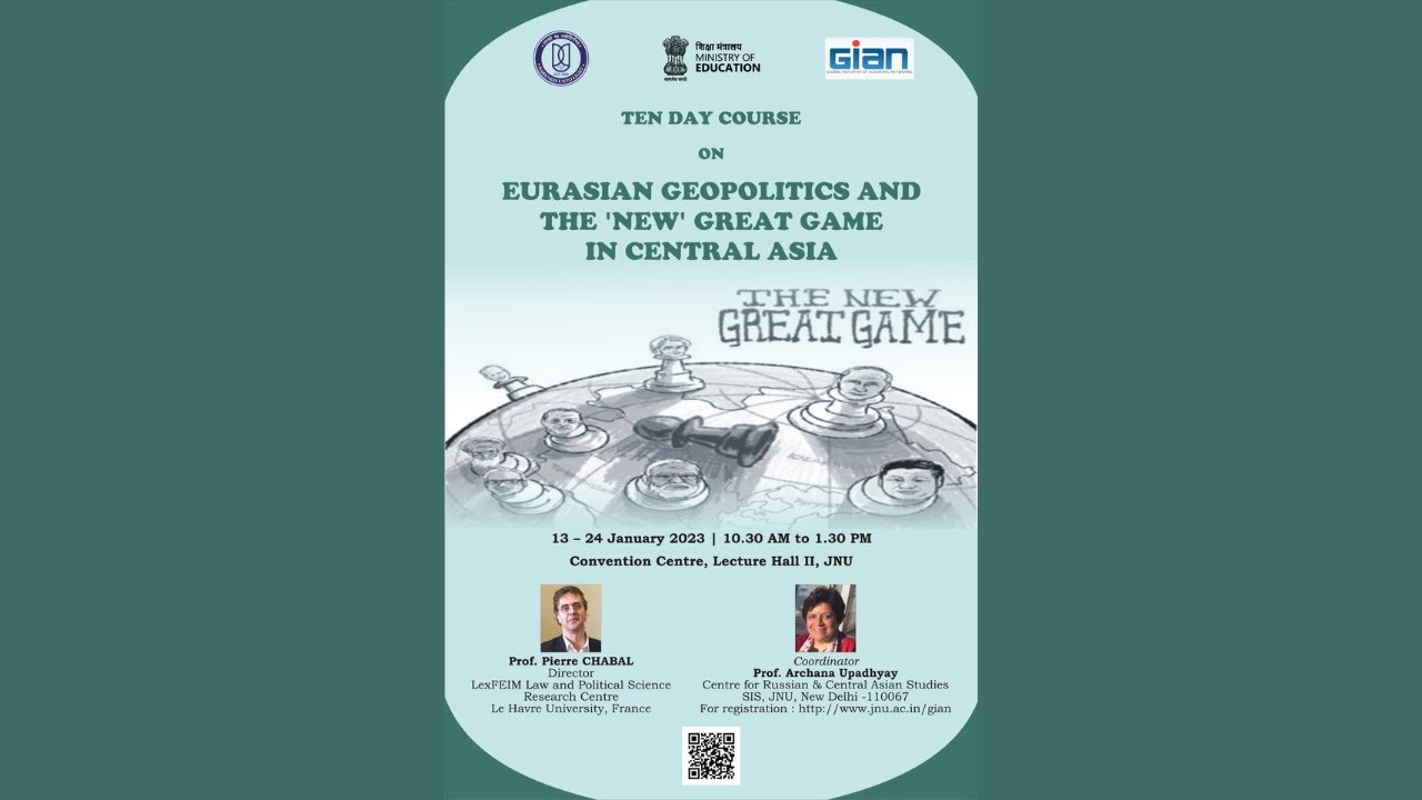 DAY-1 || EURASIAN GEOPOLITICS AND THE ' NEW ' GREAT GAME IN CENTRAL ...