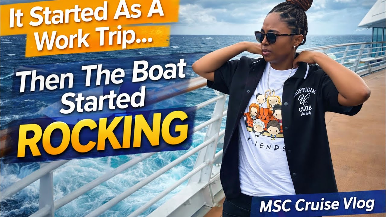 It Started As A Work Trip… Then The Boat Started Rocking | MSC Cruise Vlog