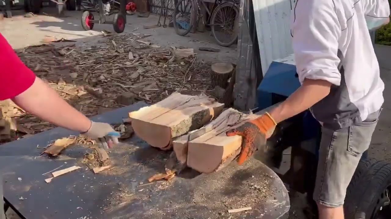 年末・年始SALE 藁スツール　剥離 RELAX WITH EXTREME HEAVY WORK – Stump Cutting All Day - YouTube