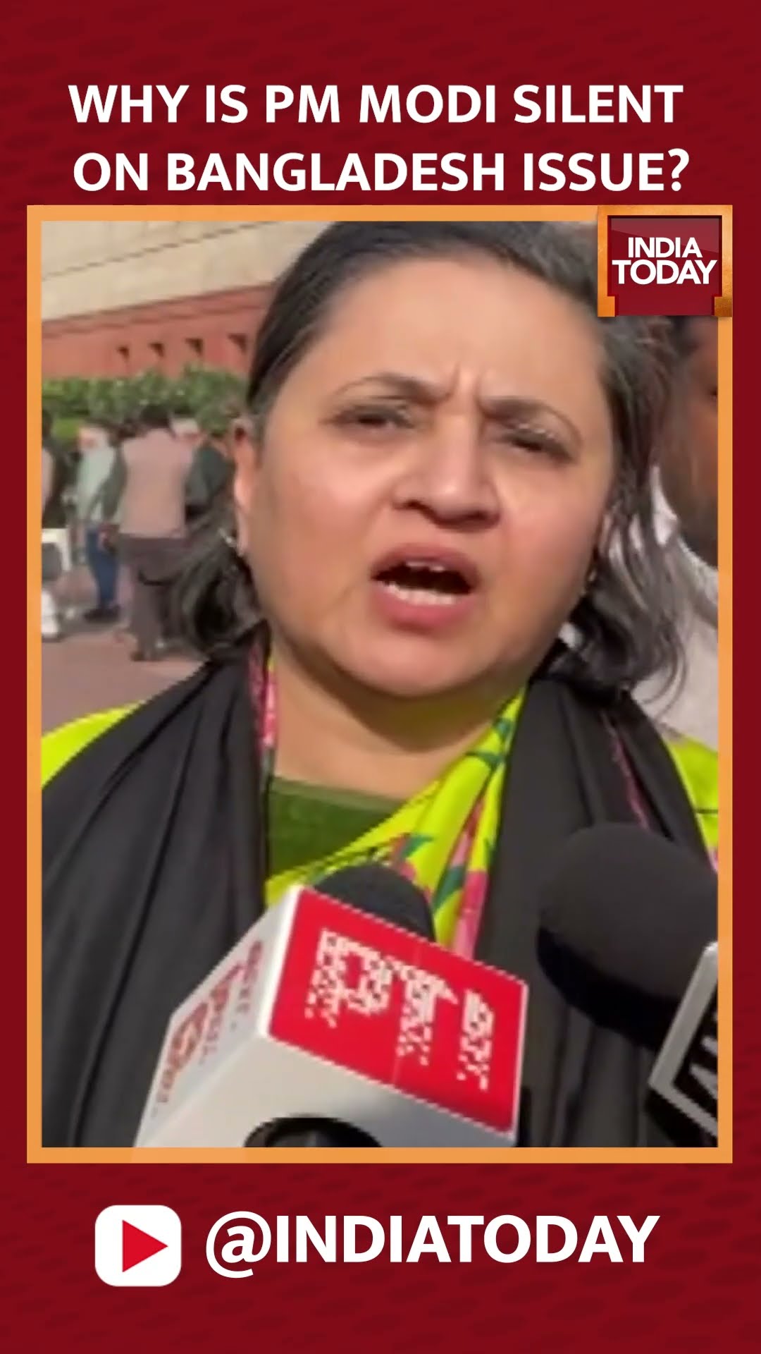 TMC MP Sagarika Ghosh Urges PM Modi: Speak On Bangladesh Crisis In The Parliament Now | India Today